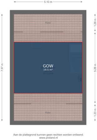 Floorplan - Hondsdraf 57, 8255 KC Swifterbant